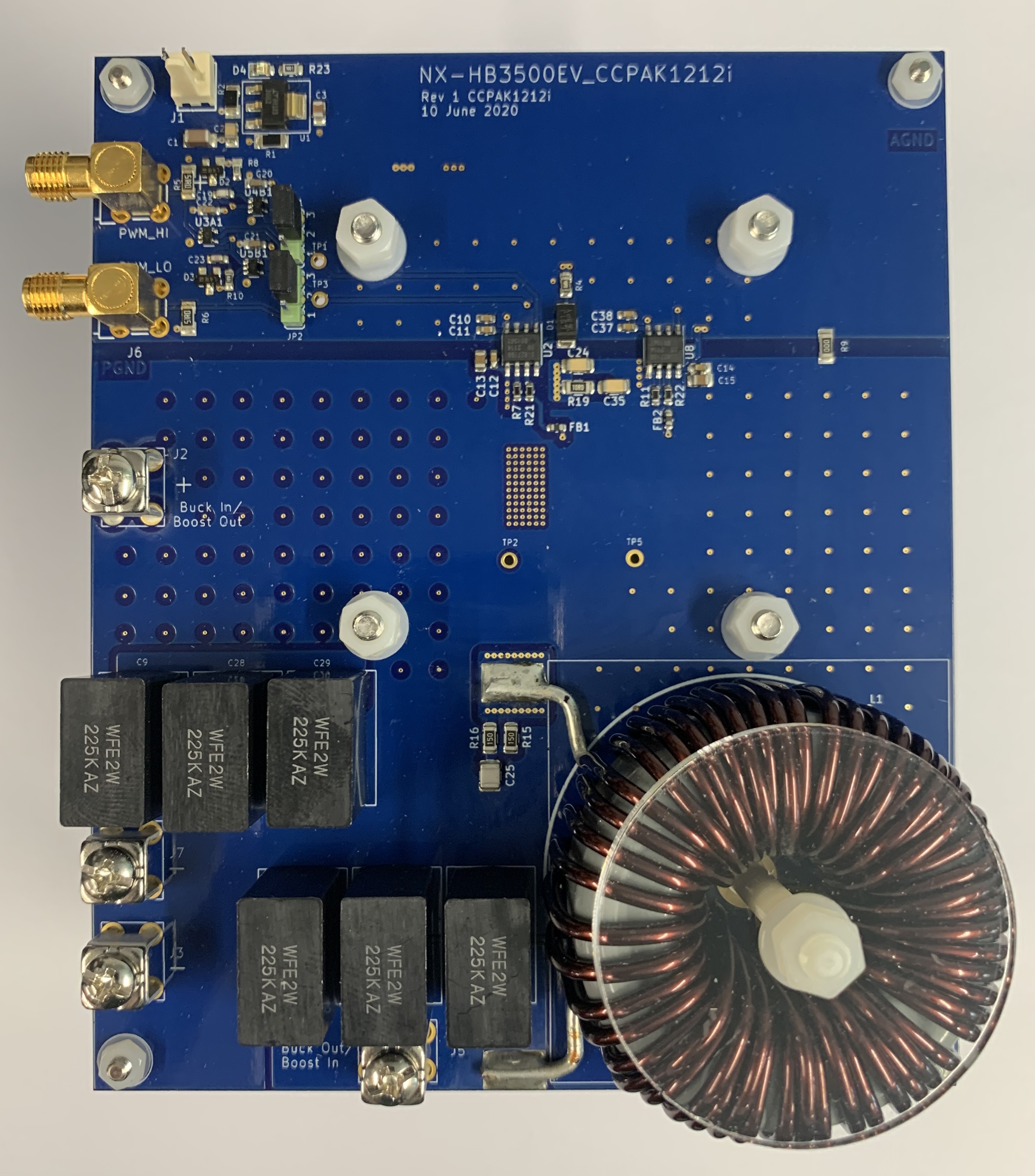 NX-HB-GAN039-TSCUL top-side cooled half-bridge evaluation board | Nexperia